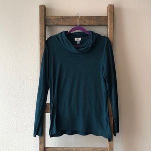 Women’s L long sleeve teal turtleneck